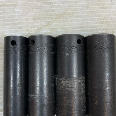  Snap-on スナップオン ハンドツール ソケット 22,21,19,17 ４個セット SHMM ブラック