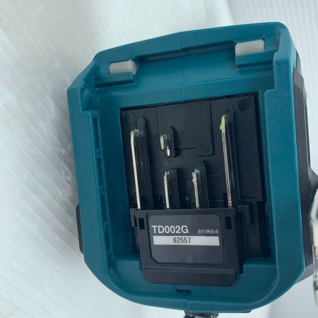 MAKITA マキタ インパクトドライバ  未使用品 充電池1個付 コードレス式 40v TD002GRDX ブルー