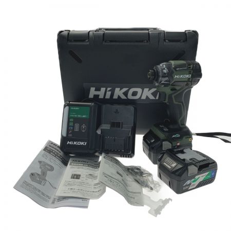  HiKOKI ハイコーキ インパクトドライバ 未使用品 付属品完備 コードレス式 36v WH36DC グリーン