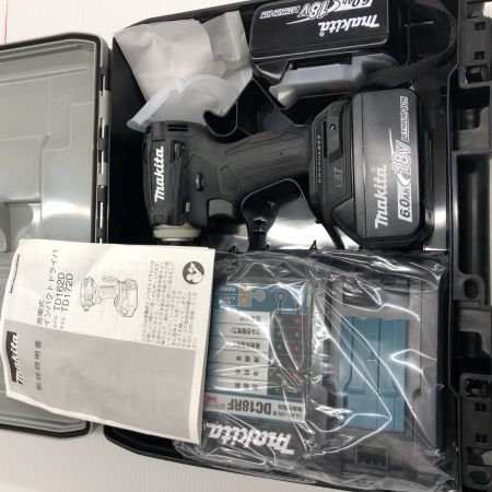 ДД MAKITA マキタ インパクトドライバ 充電器・充電池2個・ケース付 コードレス式 18v 399207 18V/6.0.Ah TD172DRGX ブラック