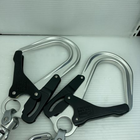  TAJIMA タジマ 【未使用品】安全帯　ハーネスGS Sサイズ 黒 蛇腹 ダブルランヤード L8 セット A1GSSJR-WL8BK