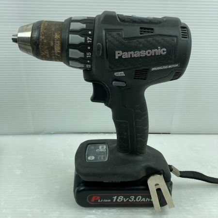 ДД Panasonic パナソニック ドライバドリル 充電器・充電池1個付 コードレス式 18v サビ有 EZ74A2 ブラック