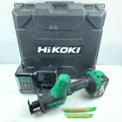 κκ HiKOKI ハイコーキ セーバーソー 充電器・充電池1個・ケース付 コードレス式 18v CR18DA グリーン Cランク