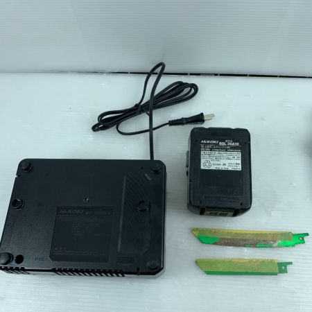  HiKOKI ハイコーキ セーバーソー 充電器・充電池1個・ケース付 コードレス式 18v CR18DA グリーン