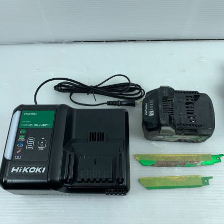  HiKOKI ハイコーキ セーバーソー 充電器・充電池1個・ケース付 コードレス式 18v CR18DA グリーン