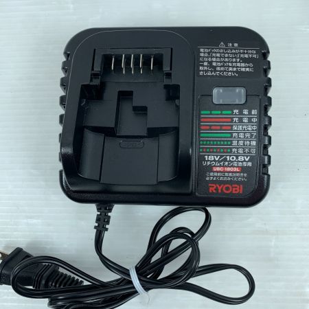  RYOBI リョービ インパクトドライバ 　充電器・充電池2個・ケース付 コードレス式 18v BID-1805 ブラック