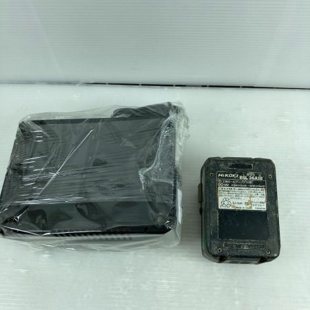  HiKOKI ハイコーキ インパクトレンチ  充電器・充電池1個 コードレス式  キズ・ヨゴレ有 WR36DA グリーン