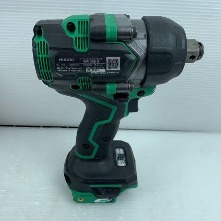  HiKOKI ハイコーキ インパクトレンチ　美品　 36v WR36DD グリーン×ブラック