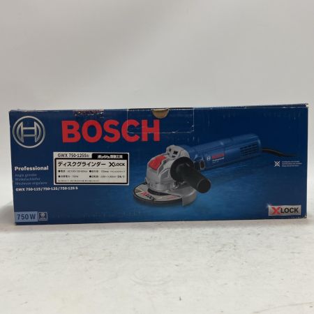 BOSCH ボッシュ ディスクグラインダー GWX750-125 グリーン 125mm コード式