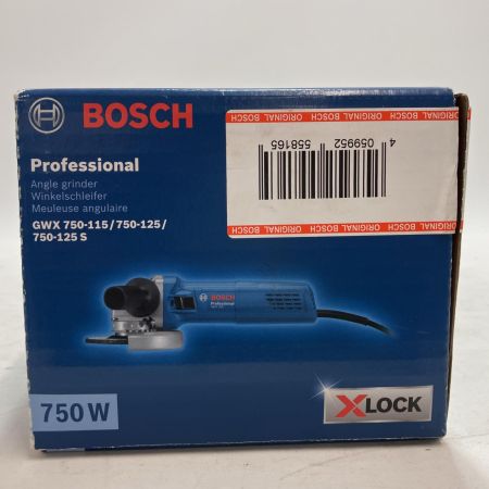 BOSCH ボッシュ ディスクグラインダー GWX750-125 グリーン 125mm コード式