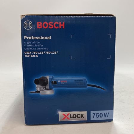 BOSCH ボッシュ ディスクグラインダー GWX750-125 グリーン 125mm コード式