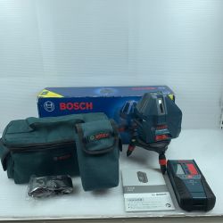 κκ BOSCH ボッシュ レーザー墨出し器  受光器（LR2）・ソフトケース付 赤レーザー GLL5-50 ネイビー Bランク