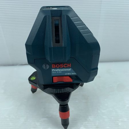  BOSCH ボッシュ レーザー墨出し器  受光器（LR2）・ソフトケース付 赤レーザー GLL5-50 ネイビー