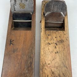 κκ 十文字 槍 鉋　「十文字　槍」「男盛」 　カンナ　かんな　2点セット  Cランク