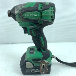 κκ HiKOKI ハイコーキ インパクトドライバ  充電池1個付 コードレス式 18v WH18DB グリーン Cランク