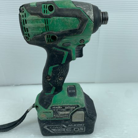  HiKOKI ハイコーキ インパクトドライバ  充電池1個付 コードレス式 18v WH18DB グリーン
