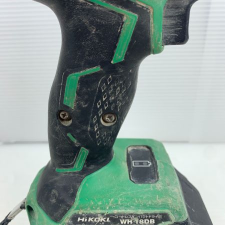  HiKOKI ハイコーキ インパクトドライバ  充電池1個付 コードレス式 18v WH18DB グリーン