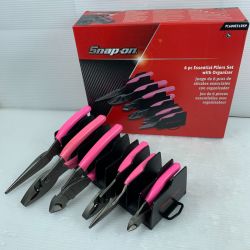 κκ Snap-on スナップオン プライヤーセット 6本セット　ラック付き 限定色 PL600ES1RKP ショッキングピンク Bランク