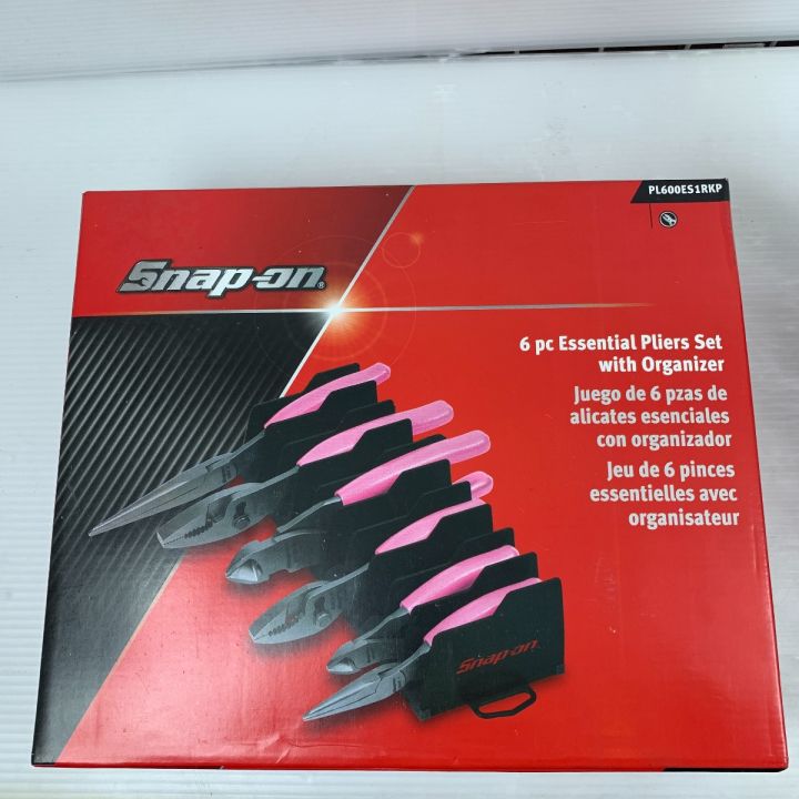 Snap-on スナップオン プライヤーセット 6本セット ラック付き 限定色 PL600ES1RKP  ショッキングピンク｜中古｜なんでもリサイクルビッグバン