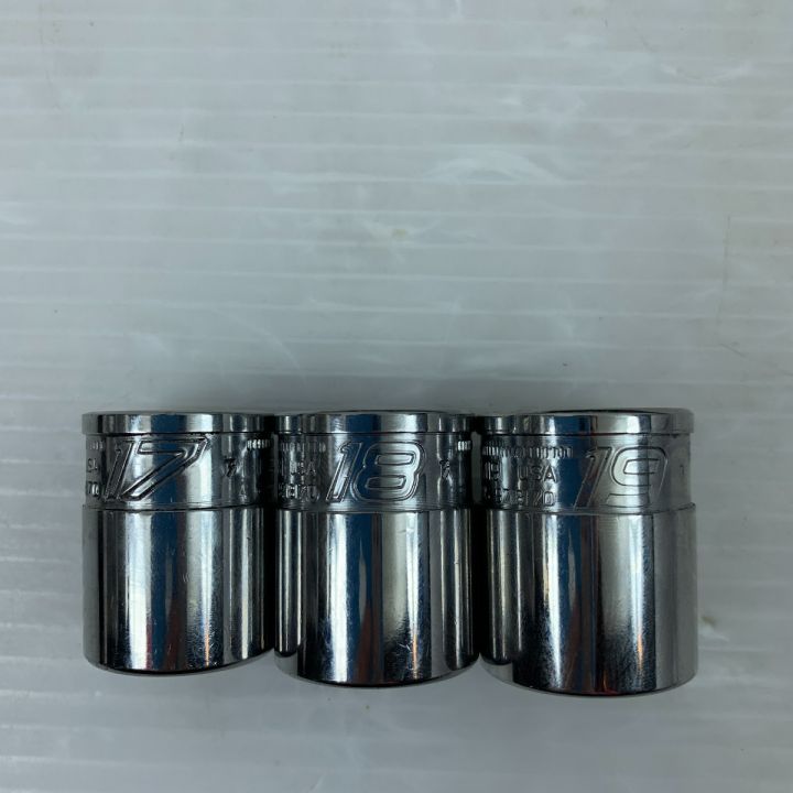 Snap-on スナップオン 3/8 FDX シャローソケットセット 8mm～19ｍｍ 12個セット  212YFSMY｜中古｜なんでもリサイクルビッグバン