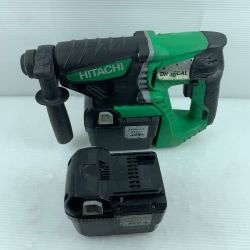 κκ HITACHI 日立 ハンマドリル  充電池2個付 コードレス式 26mm 36v DH36DAL グリーン Cランク