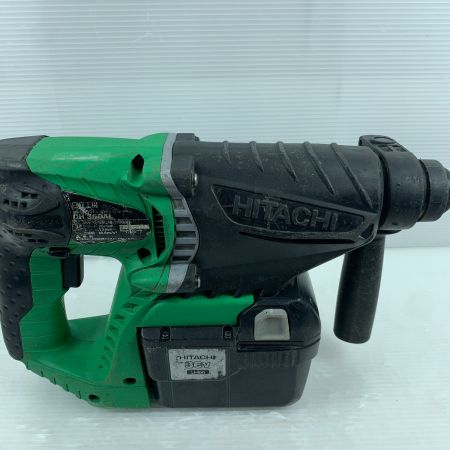  HITACHI 日立 ハンマドリル  充電池2個付 コードレス式 26mm 36v DH36DAL グリーン