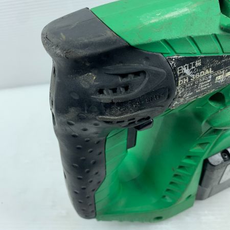  HITACHI 日立 ハンマドリル  充電池2個付 コードレス式 26mm 36v DH36DAL グリーン