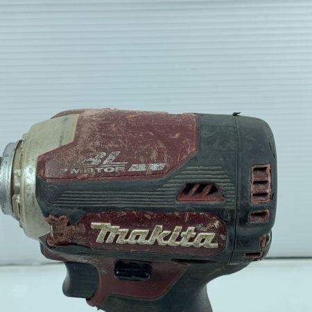  MAKITA マキタ インパクトドライバ 充電池1個付 コードレス式 18V/6.0Ah  充電回数91回 TD171D オーセンティックレッド