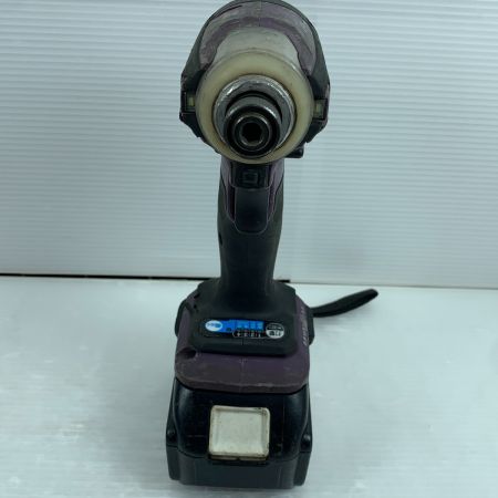  MAKITA マキタ インパクトドライバ　充電器・充電池1個・ケース付 コードレス式 18V/6.0Ah  TD172D オーセンティックパープル