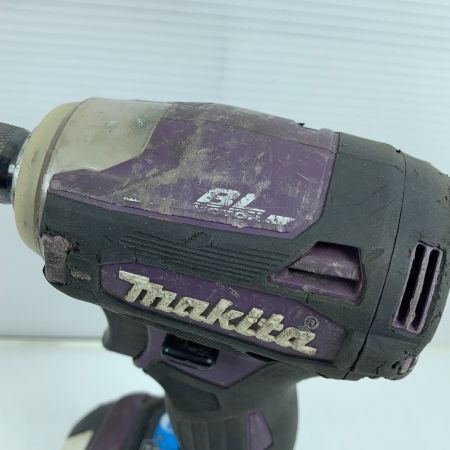  MAKITA マキタ インパクトドライバ　充電器・充電池1個・ケース付 コードレス式 18V/6.0Ah  TD172D オーセンティックパープル
