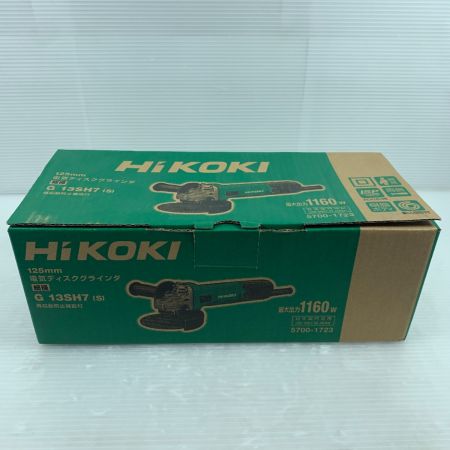  HiKOKI ハイコーキ ディスクグラインダー 未使用品 コード式 125mm 100v 2023年製  G13SH7 グリーン