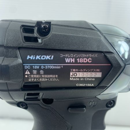  HiKOKI ハイコーキ 【未使用品】インパクトドライバ 　付属品完備 WH18DC
