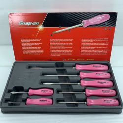 κκ Snap-on スナップオン ドライバー　限定色　 箱付 SDシリーズ7本セット SDDX70APP ピンク Bランク