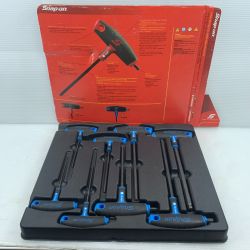 κκ Snap-on スナップオン コンビネーション6角レンチセット サビ有 AWBSGM800 ブラック×ブルー Aランク