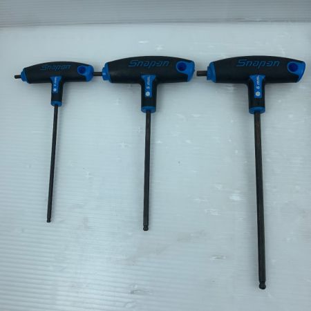  Snap-on スナップオン コンビネーション6角レンチセット サビ有 AWBSGM800 ブラック×ブルー