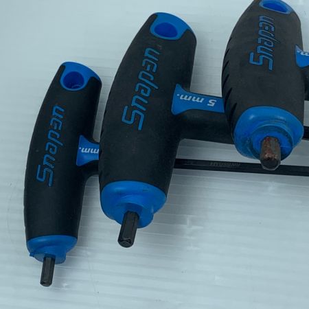  Snap-on スナップオン コンビネーション6角レンチセット サビ有 AWBSGM800 ブラック×ブルー