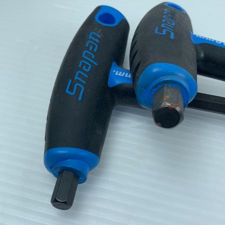  Snap-on スナップオン コンビネーション6角レンチセット サビ有 AWBSGM800 ブラック×ブルー