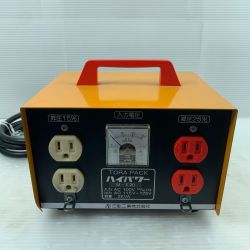 κκ 日動工業 昇圧専用トランス 100v M-E20 オレンジ Bランク