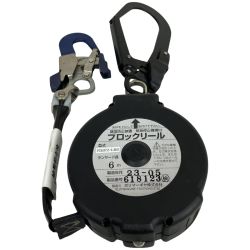 ЗЗ ポリマーギヤ 6M ブロックリール 墜落防止装置 緊急停止機構付 本体のみ F5SF2-LR6 Bランク