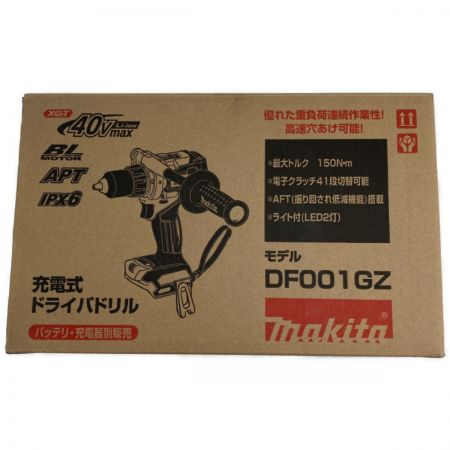  MAKITA マキタ ドライバドリル  未使用品 本体のみ コードレス式 40v  DF001GZ ブルー