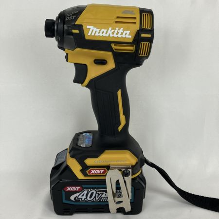 ЗЗ MAKITA マキタ 40V インパクトドライバ 充電器 バッテリー×2 ケース付 TD002G イエロー