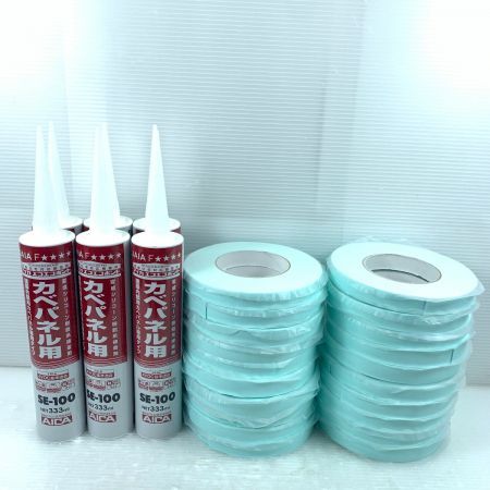  アイカ工業 カベパネル用　変成シリコーン樹脂系接着剤　ボンド６本・両面テープ20巻セット ＳＥ-100
