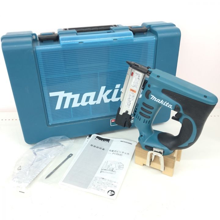 ДД MAKITA マキタ ピンタッカー ケース付 コードレス式 14.4v 18407 PT350D ブルー｜中古｜なんでもリサイクルビッグバン