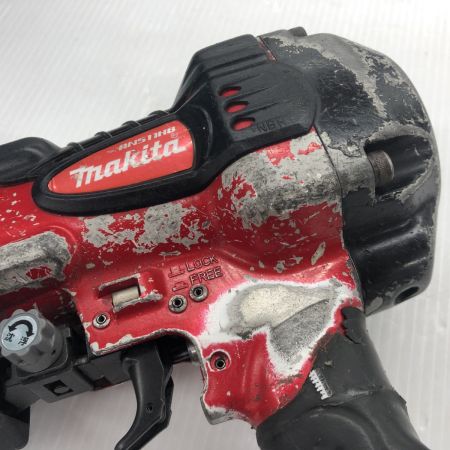 ДД MAKITA マキタ エア釘打ち 程度C ケース付 高圧 138 使用感有 AN511HB レッド×ブラック