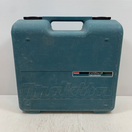  MAKITA マキタ 工具 インパクトレンチ ケース付 コード式 100v 4174 TW0350 ブルー