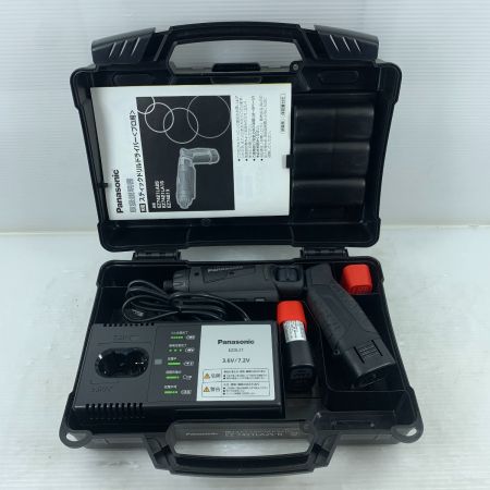  Panasonic パナソニック 電動工具 ドライバドリル コードレス式 7.2v EZ7421LA2S-B ブラック