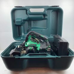 κκ HITACHI 日立 電動工具 丸のこ 充電器・充電池2個・ケース付 コードレス式 165mm 18v 550325 C18DBAL グリーン Aランク
