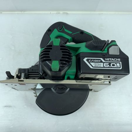  HITACHI 日立 電動工具 丸のこ 充電器・充電池2個・ケース付 コードレス式 165mm 18v 550325 C18DBAL グリーン