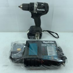 κκ MAKITA マキタ 電動工具 ドライバドリル 充電器・充電池2個付 コードレス式 18v 1003040 DF484D ブラック Bランク