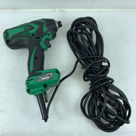  HiKOKI ハイコーキ 電動工具 インパクトドライバ 本体のみ コード式 12mm 10024 WH12VE グリーン